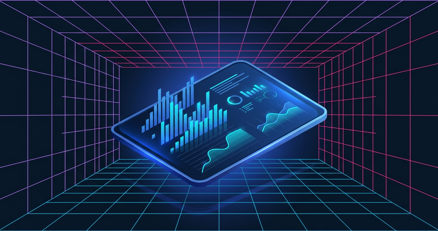 Website analytics dashboard showing traffic sources, sessions, and conversion trends